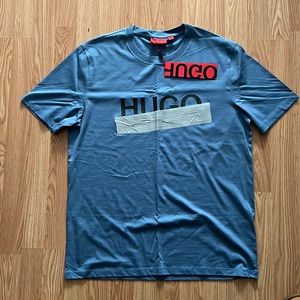 Mens Blue Hugo Boss T Shirt Size L